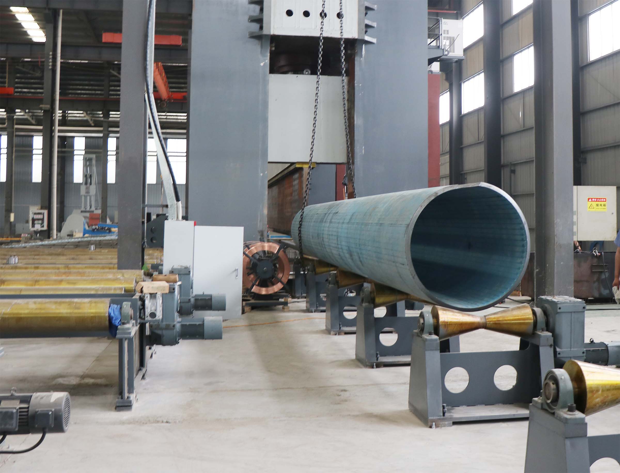 pipe forming press